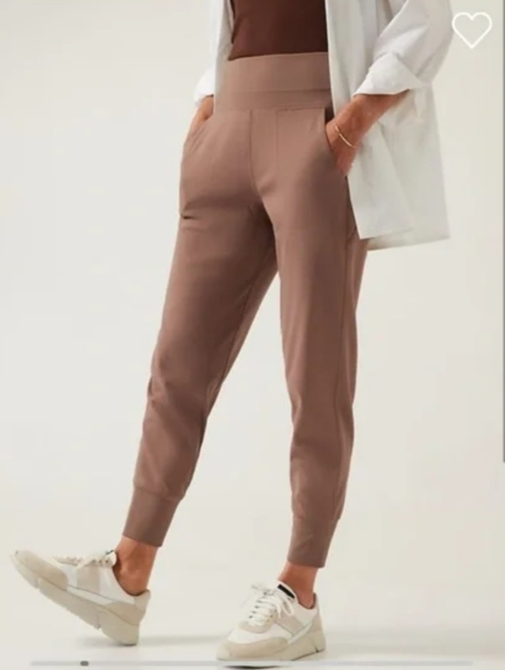 ATHLETA VENICE JOGGER IN RUSTIC BIEGE.SZ L